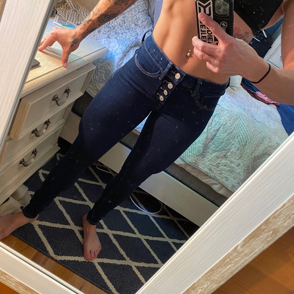 Express mid rise jegging